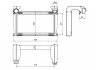 Фото автозапчастини інтеркулер (сердечник 62 мм) MAN L2000, M 2000 L D0824FL01-D0836LFL02 10.93- NRF 30099 (фото 5)