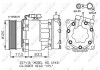 Фото автозапчасти компрессор кондиционера CITROEN C5 I, C8; FIAT ULYSSE; LANCIA PHEDRA; PEUGEOT 406, 607, 807 3.0 03.97- NRF 32266 (фото 5)