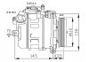 Фото автозапчасти компрессор кондиционера BMW 7 (E65, E66, E67) 3.6-6.0 11.01-08.08 NRF 32520 (фото 2)