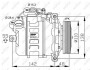 Фото автозапчасти компрессор кондиционера BMW 5 (E60), 5 (E61), 7 (E65, E66, E67) 2.0D/4.4D 02.05-07.08 NRF 32531 (фото 1)