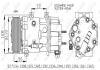 Фото автозапчастини компресор кондиціонера CITROEN C4, C4 GRAND PICASSO I, C4 I, C4 PICASSO I; PEUGEOT 307, 308, 308 I 2.0D 10.03-12.14 NRF 32772 (фото 6)