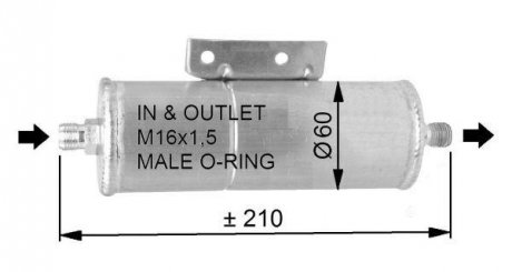 Осушувач кондиціонера MAZDA MX-5 II 1.6/1.8 05.98-10.05 NRF 33333