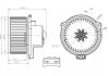 Фото автозапчасти вентилятор салону NRF 34304 (фото 2)