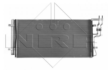 Радіатор кондиціонера (з осушувачем) KIA CARENS III 1.6D/2.0D 09.06- NRF 350009