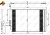 Радиатор кондиционера (с осушителем) BMW X3 (F25) 3.0 01.11-10.12 NRF 350035 (фото 2)