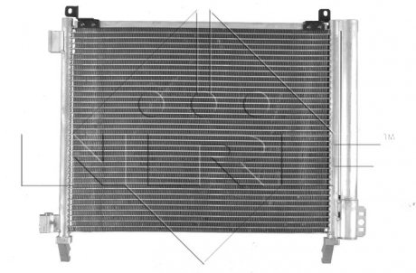 Фото автозапчасти радиатор кондиционера (с осушителем) NISSAN MICRA IV 1.2 05.10- NRF 350228 (фото 1)