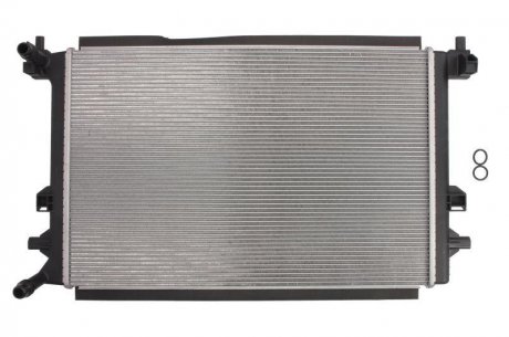 Фото автозапчастини радіатор двигуна AUDI A3, Q2, Q3, TT; SEAT ATECA, LEON, LEON SC, LEON SPORTSTOURER, LEON ST, TARRACO; SKODA KAROQ, KODIAQ, OCTAVIA III, OCTAVIA IV, SUPERB III; Volkswagen ARTEON 1.0-Electric 04.12- NRF 50042