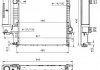 Фото автозапчасти радиатор двигателя BMW 3(E30), 3(E36), Z3(E36) 1.6-2.8 06.87-01.03 NRF 51360 (фото 1)