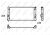 Фото автозапчасти радиатор двигателя TOYOTA MR 2 III 1.8 10.99-06.07 NRF 53709 (фото 3)