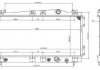 Фото автозапчасти радиатор двигателя CHRYSLER NEON; DODGE NEON; PLYMOUTH NEON 2.0 05.94-08.99 NRF 53955 (фото 1)