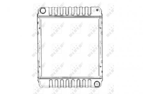 Фото автозапчасти радиатор, охлаждение двигателя NRF 55311