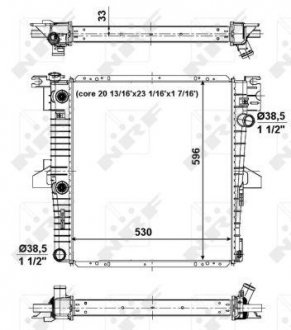 Фото автозапчасти радіатор NRF 56034