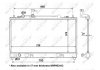 Фото автозапчастини радіатор двигуна MAZDA 6 1.8/2.0/2.3 01.02-02.08 NRF 56063 (фото 1)