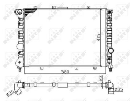 Фото автозапчасти автозапчасть NRF 58202A