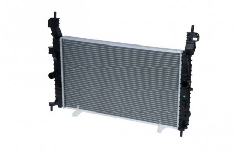 Радиатор двигателя (МКПП, с отверстием для датчика; с монтажными элементами Easy Fit) OPEL MERIVA A 1.4/1.6/1.8 05.03-05.10 NRF 58436 (фото 1)
