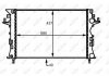 Фото автозапчастини радіатор двигуна (АКПП) RENAULT ESPACE IV, VEL SATIS 2.2D/3.0D 06.02- NRF 58490 (фото 1)