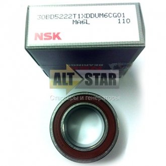 Підшипник шківа компресора кондиціонера NSK 30BD5222T1XDDUM6CG01
