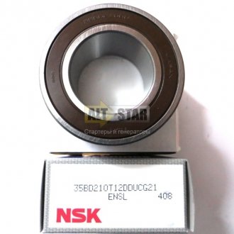 Підшипник шківа компресора кондиціонера NSK 35BD210T12DDUCG21 (фото 1)