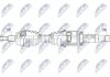 Фото автозапчасти піввісь | ford tourneo/grand tourneo connect 1.5tdci 15-, 1.6tdci 13-, transit connect 1.5tdci 16-, 1.6tdci 13- /прав,mtm/ NTY NPWFR163 (фото 1)