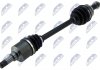 Фото автозапчасти піввісь | fiat 500 0.9,1.4,1.3jtd 07-, ford ka 1.3tdci 08- /лів/ NTY NPWFT075 (фото 1)