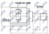 Фото автозапчасти шАРНІР РІВНИХ КУТОВИХ ШВИДКОСТЕЙ | HONDA CR-V RD 97-06, ACCORD CL/CN/CM 4WD 02-, ODYSSEY 99-04 /ЗАД/ NTY NPWHD009 (фото 1)