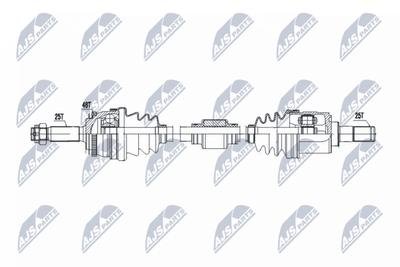 Фото автозапчастини піввісь | hyundai accent 1.4,1.6 05-10 /прав/ NTY NPWHY605