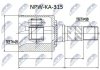 Фото автозапчастини шАРНІР РІВНИХ КУТОВИХ ШВИДКОСТЕЙ | KIA SORENTO I/II 00- /ЛІВ/ NTY NPWKA315 (фото 1)