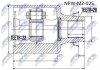 Фото автозапчасти шАРНІР РІВНИХ КУТОВИХ ШВИДКОСТЕЙ | MAZDA 3 BK /MTM/ 1.3,1.6 03-05 /ПРАВ/ NTY NPWMZ025 (фото 1)