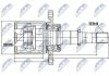 Фото автозапчастини шАРНІР РІВНИХ КУТОВИХ ШВИДКОСТЕЙ | NISSAN QASHQAI 2WD 1.6DCI 11-, 2.0DCI 07-, RENAULT KOLEOS 2.0DCI 2WD 08- /ПРАВ/ NTY NPWNS045 (фото 1)