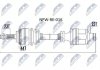 Фото автозапчасти піввісь права (+ABS) Renault Kangoo/Clio II 1.5dCi 06.01- L:740/A:23/K:23/ABS:44 NTY NPW-RE-016 (фото 1)