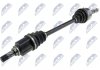 Фото автозапчасти піввісь ліва 684mm Renault Fluence, Grand Scenic III, Megane CC, Megane III, Scenic III 1.5D-1.6Lpg 11.08- NTY NPW-RE-148 (фото 1)