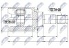 Фото автозапчастини шАРНІР РІВНИХ КУТОВИХ ШВИДКОСТЕЙ | TOYOTA RAV-4 ATM/MTM ACA3#/ALA3#/ZSA3# 2.0,2.2D-4D,2.4 05-12, RAV-4 USA ATM ACA/ASA/GSA33 2.4,3.5 05-12 /ЗАД ПРАВ/ NTY NPWTY052 (фото 1)