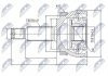 Фото автозапчасти шАРНИР РАВНЫХ УГЛОВЫХ СКОРОСТЕЙ NTY NPZ-HY-507 (фото 1)