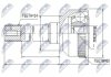 Фото автозапчастини шАРНІР РІВНИХ КУТОВИХ ШВИДКОСТЕЙ | LAND ROVER DEFENDER 2.4D 07-,2.5D 94-,3.5 94-98 /40-32/ NTY NPZLR011 (фото 1)