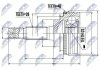 Фото автозапчастини шАРНІР РІВНИХ КУТОВИХ ШВИДКОСТЕЙ | TOYOTA CARINA E JP 1.6,1.8 92-,COROLLA 92-97, 1.4,1.6 97-00 /+ABS=48T/ NTY NPZTY016 (фото 1)