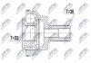 Фото автозапчастини шАРНІР РІВНИХ КУТОВИХ ШВИДКОСТЕЙ | VW 4MOTION GOLF V/VI/VII, PASSAT 05-, TIGUAN 07-, AUDI A3 QUATTRO 04-, Q3 QUATTRO 11-, SKODA OCTAVIA II 4X4 04-, SEAT ALTEA XL 4X4 07- /ЗАД,Л/П/ NTY NPZVW043 (фото 1)