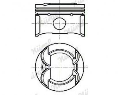 Фото автозапчастини поршень NURAL 87-444800-10