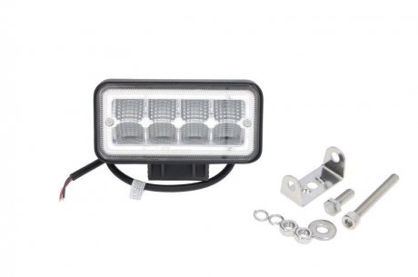 Фото автозапчастини лампа робоча (LED, 9/36V, 12W, 1136lm, довжина: 128 мм, висота: 89,2 мм, глибина: 47,5 мм, 2 покоління; прямокутна; технологія RFT) OE INDUSTRY OEI312001500