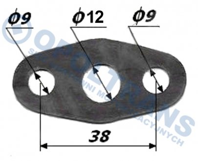 Фото автозапчастини прокладка турбіни fi12 OPOLTRANS 0207010354