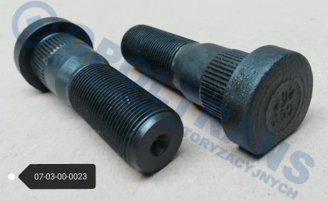 Фото автозапчасти śruba koła M22x1,5x79mm, RVI Pre.Kerax /P/ czarna OPOLTRANS 0703000023