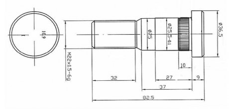 Фото автозапчасти болт колеса m22x1,5x74mm, trail.frueh czarna OPOLTRANS 0703000025 (фото 1)