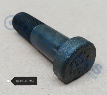 Фото автозапчастини болт колеса з круглою головкою з різьбою m18x1,5x65mm, mb p/t ocynk OPOLTRANS 07-03-00-0246