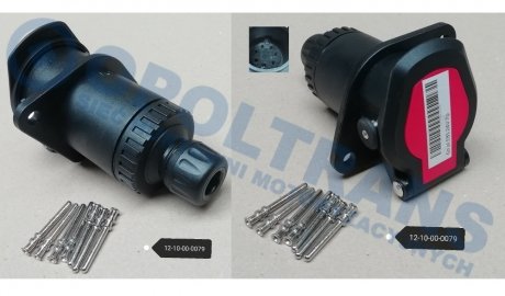 Фото автозапчасти розетка EBS Gniazdo elek.ABS,EBS 24V 7 pin OPOLTRANS 1210000079