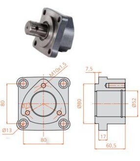 Фото автозапчасти adapter hydrauliczny 4/3 OPOLTRANS 1406000052