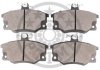 Фото автозапчастини klocki hamulcowe alfa romeo 145 (930_), 146 (930_), 155 (167_) fiat barchetta (183_), punto 87-05 przod szt Optimal BP09366 (фото 2)