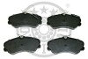 Фото автозапчасти klocki hamulcowe citroën c25 box (280_, 290_), c25 bus (280_, 290_), c25 platform/chassis (2 81-94 przod szt Optimal BP09522 (фото 1)