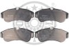 Фото автозапчасти klocki hamulcowe nissan almera mk ii (n16), primera (p10), primera (p11), primera hatchback 90-06 przod szt Optimal BP09689 (фото 1)