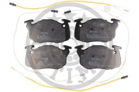 Фото автозапчасти klocki hamulcowe citroën ax (za-_), c15 box (vd_), zx (n2), zx estate (n2) peugeot 306 (7b, 87-05 przod szt Optimal BP09750