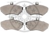 Фото автозапчастини klocki hamulcowe audi a4 (8d2, b5), a4 avant (8d5, b5). vw passat (3b2), passat (3b3), passa 94-05 przod szt Optimal BP10186 (фото 2)