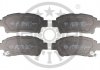 Фото автозапчасти klocki hamulcowe toyota yaris/vitz (p1) 99-04 przod szt Optimal BP10347 (фото 1)